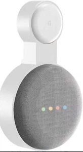 Socket Wall Mount for Google Home / Nest Mini Holder Stand for UK Power Adaptor - Picture 1 of 2