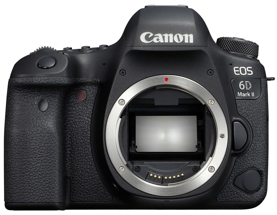 Canon EOS 6D Mark II 26.2MP Digital SLR Camera - Black (Body Only)