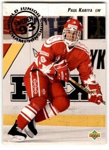 1992-93 Upper Deck Paul Kariya Rookie #586 Canada