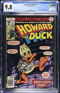 HOWARD THE DUCK 12 CGC 9.8 V1 MARVEL 1977! 1ST KISS IN CAMEO! HIGHEST CGC! 13!!! - Picture 1 of 2