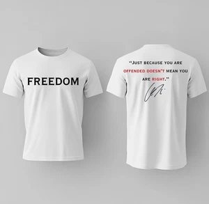 Charlie Kirk Shirt, True Patriot 1993-2025 Rip Memorial American T-Shirt Top - Picture 1 of 1