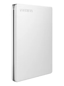 Toshiba 2TB Canvio Slim - Portable External Hard Drive, HDD compatible with Wind - Photo 1/8
