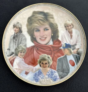 Princess Diana Memorial Plate ~ By Danbury Mint ~ "Princess At Leisure" # B8969 - Picture 1 of 2