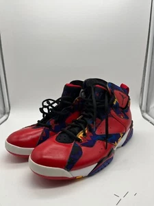 NEU Custom ROT Air Jordan 7 Retro Pullover 100 % Original seltenes Exemplar Größe 11 - Bild 1 von 12