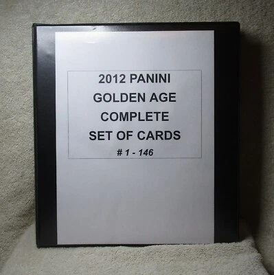 Juego de tarjetas coleccionables Panini Golden Age 2012 #1-146 ¡con carpeta y páginas Ultra Pro! Foto 1 de 4