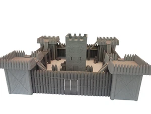 3D-gedrucktes Fantasy Modular Fort System Motte and Bailey Style (28mm-32mm Scale) - Bild 1 von 15