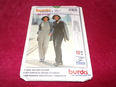 🌷 BURDA #2614 - PANTALONES INFORMALES PARA DAMAS con PATRÓN DE BOLSILLOS DE COSTURA 18-34 FF Foto 1 de 2