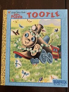 Little Golden Book Tootle Train  24 Pc Puzzle Briarpatch Complete 11.5x15 2002