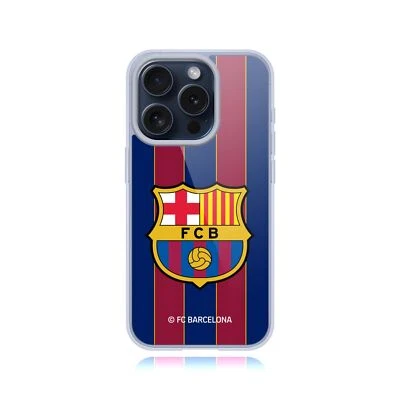 OFFICIAL FC BARCELONA 2020/21 CREST KIT SOFT GEL CASE FOR APPLE iPHONE PHONES - Image 1 of 4