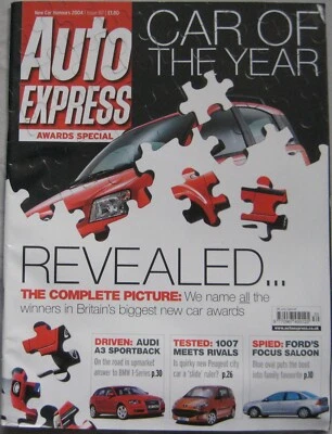 Auto Express magazine 28 July 2004 Awards Special issue 817 - Image 1 of 2