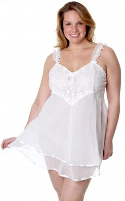 Chiffon Babydoll Panty S M L Plus size 1X 2X 3X 4X 5X 6X 7X 8X 9X Assorted color - Image 1 of 2