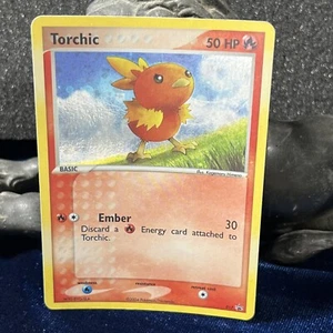 Torchic Pokemon Card BLACK STAR PROMO Set 017 EX Deck Tin - Imagen 1 de 2