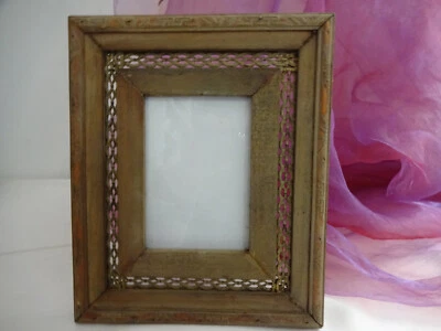 Bilderrahmen Holzbilderrahmen Fotorahmen Rahmen Shabby Chic Holz Metall - Bild 1 von 4