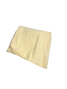 Mantel Ballard Diseñador Lujo Lino Amarillo Pálido Algodón Pato Lona Redondo - Imagen 1 de 7