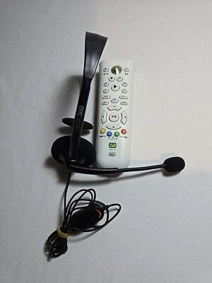 Microsoft Xbox 360 TV Multimedia remote control JP Ver. And OEM Xbox360 Headset - Image 1 of 4