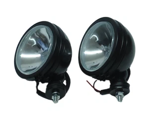 2x6" Clear Lens Off-road Driving/Fog Light Black Housing Spot Beam One Pair - Picture 1 of 1