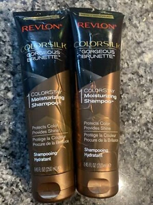 2pk Revlon Colorsilk ColorStay Moisturizing Shampoo Gorgeous Brunette 8.45oz eac - Picture 1 of 1
