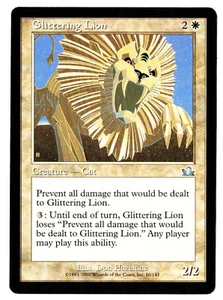 León Brillante - Profecía 2000 Magic The Gathering Criatura Blanca Poco Común NP - Imagen 1 de 1