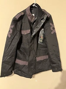 BLAC LABEL XL Mens Premium Black Embroidered Lined Jacket NWT - Picture 1 of 9