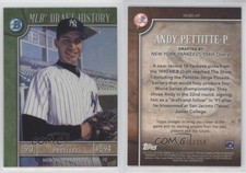 2017 Bowman Draft MLB Draft History Refractor /250 Andy Pettitte #MLBD-AP