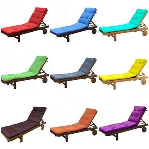 Grande cuscino chaise long lounge per lettino, cuscino piscina fatto a mano SPA - Foto 1 di 8