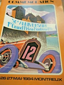 GROSSER PRIX MONTREUX 1984 1934 PROGRAMM INALTERA FERRARI 330 GTC 365 GT 250 GTS - Bild 1 von 7