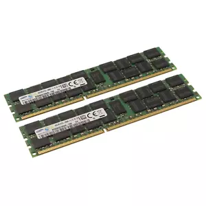 Samsung 32GB 2x 16GB 2Rx4 PC3L-12800R DDR3 1600MHz ECC RDIMM REG Server Memory - Picture 1 of 1