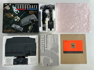 NEC Turbografx 16 Konsole + Controller und Accessoires Set in OVP - Imagen 1 de 13