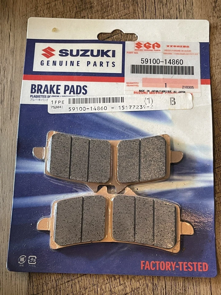 NUEVO OEM 2013+ Suzuki Hayabusa • GSX1300R Pastillas de freno delanteras | 59100-14860 Foto 1 de 1