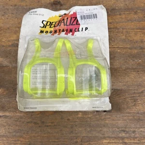 Specialized Mtb Toe Clips Yellow New 2508 - Picture 1 of 3
