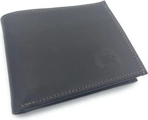 Geldbörse Herren Geldbeutel Echt Leder Portemonnaie  schwarz soft Querformat - Bild 1 von 9