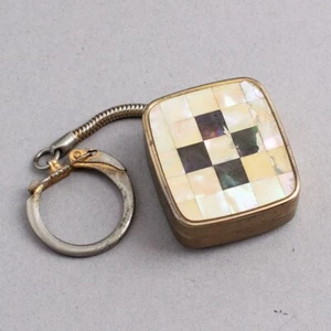 Vintage SANKYO Musical KEYRING Miniature Music Box WORKING CONDITION but Tatty - Picture 1 of 5