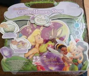 Disney Fairies Tinkerbell Create Your Own Glitter Memory Stone - Picture 1 of 1