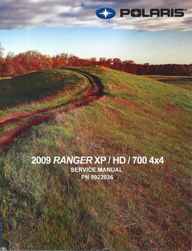 Polaris Ranger 700 EFI 2009 4x4 manual de taller de reparación de servicio de fábrica 22036-OEM Foto 1 de 1