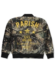 Parish Nation Boys' Camo Nylon Jacket - Picture 1 of 11