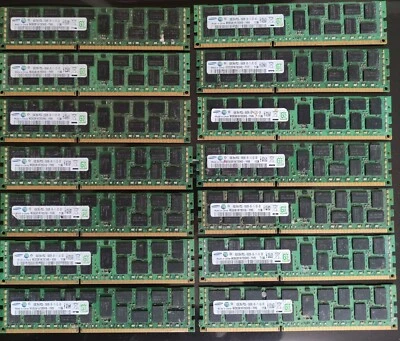 Samsung 112 Go (14 x 8 Go) 2Rx4 PC3L-10600R M393B1K70CH0-YH9 DDR3 ECC RAM - Photo 1/3