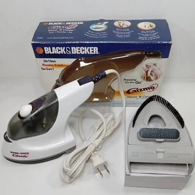  Black & Decker Gizmo Steam N Pliegue C520 3 en 1 Vaporera de Hierro Pliegue Foto 1 de 4