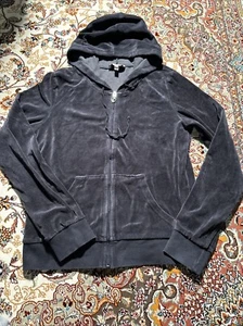 Chaqueta Juicy Couture Adulto Mediana Negra Color Envejecido * - Imagen 1 de 11