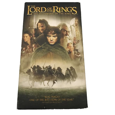 Lord of the Rings: Fellowship of the Ring VHS Tape Foto 1 de 3