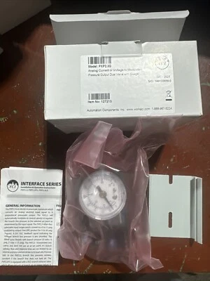 ACI PXP2.3G Analog Current Or Voltage To Modulated Pressure Output Valve w Gauge - Image 1 of 4