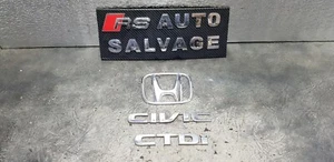 HONDA CIVIC 2004 5DR HONDA CIVIC CTDi ABZEICHEN LOGO EMBLEM - Bild 1 von 2