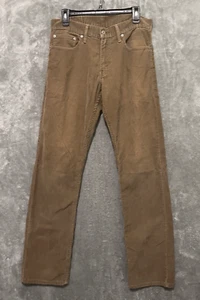Levis Hose Jeans 32x34 beige 514 Cord Slim Straight Fit weiß Etikett Preppy - Bild 1 von 5