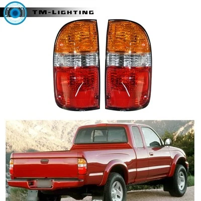 Par de luces traseras lámparas con bombillas para Toyota Tacoma 2001-2004 lado izquierdo y derecho Foto 1 de 4