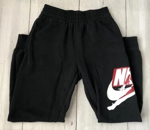 Nike Air Jordan Jumpman Black Sweats Sweatpants Joggers Youth Boys Sz M 10-12 - Picture 1 of 9