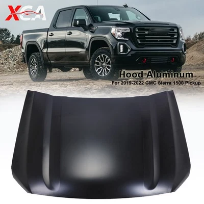 Hood Front Aluminum 84610676 GM1230477 For 2019-2025 GMC Sierra 1500 Pickup Foto 1 de 4
