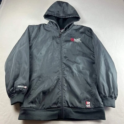 Vintage Ecko Unltd. Fleece Lined Gray Full Zip Puffer Bomber Jacket Mens Size XL - Image 1 of 4