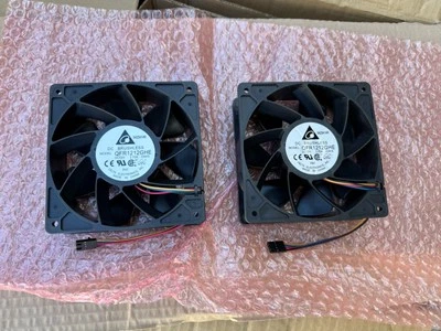 DELTA DC12V VENTOLA DI RAFFREDDAMENTO BRUSHLESS QFR1212GHE 2.70A CN15 4PIN (lotto 2pz) - Immagine 1 di 4