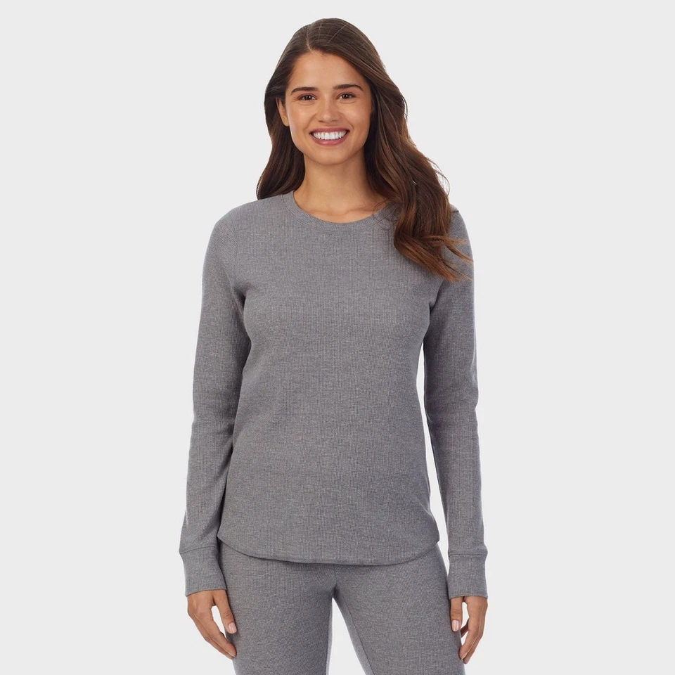 Top de pijama térmico de cuello redondo Warm Essentials by Cuddl Duds para mujer Foto 1 de 1