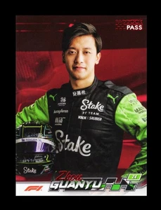 2024 Topps Paddock Pass Formula 1 Red Foil #64 Zhou Guanyu Closeups - Picture 1 of 4