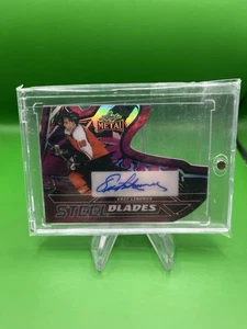 2025 Leaf Metal Legends Hockey ERIC LINDROS Steel Blades Auto /5 Flyers HOF - Bild 1 von 2
